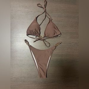 Brown Bikini Set